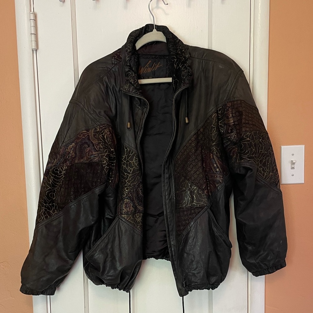 Vintage Leather Winlit Jacket